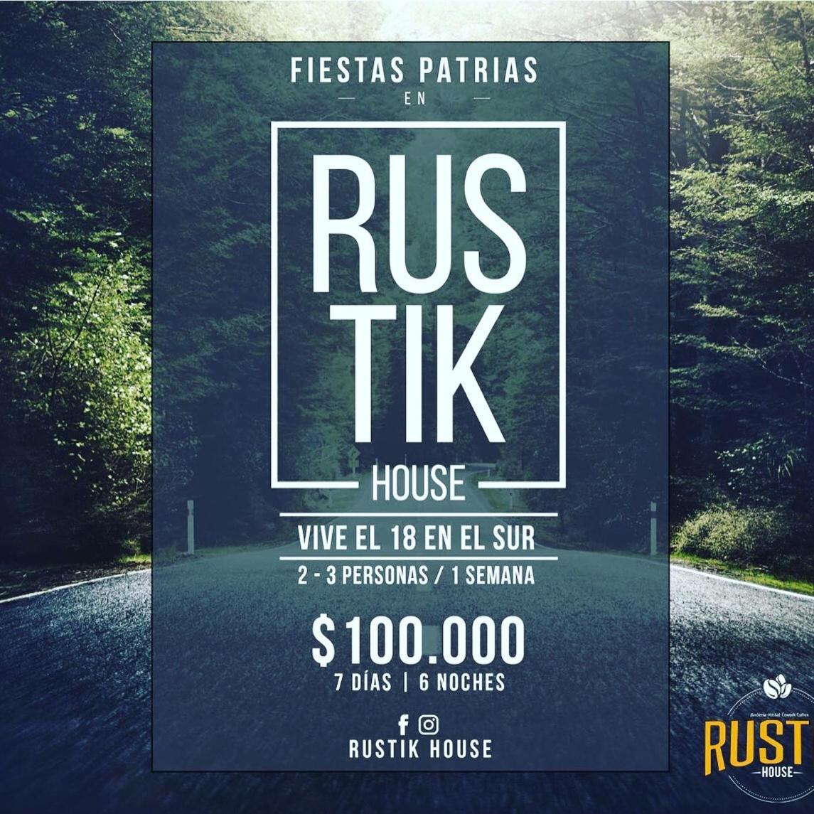 Rustik Hostel Puerto Montt Exterior foto